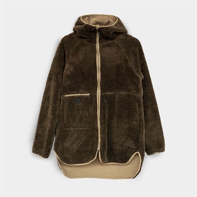 Jacson Nora Teddy Microfleece Jacka Underbart Tjock & Mysig Olivgrön